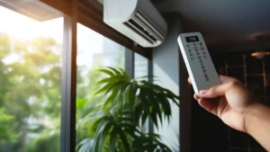 Télécommande de réglage pour climatiseur